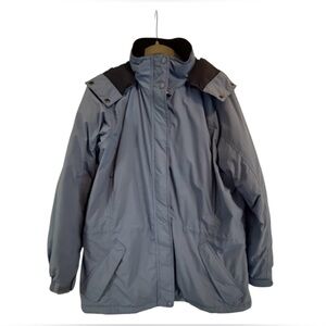 L.L.Bean Hooded Winter Coat Jacket Women’s Medium Light Blue Purple Warm